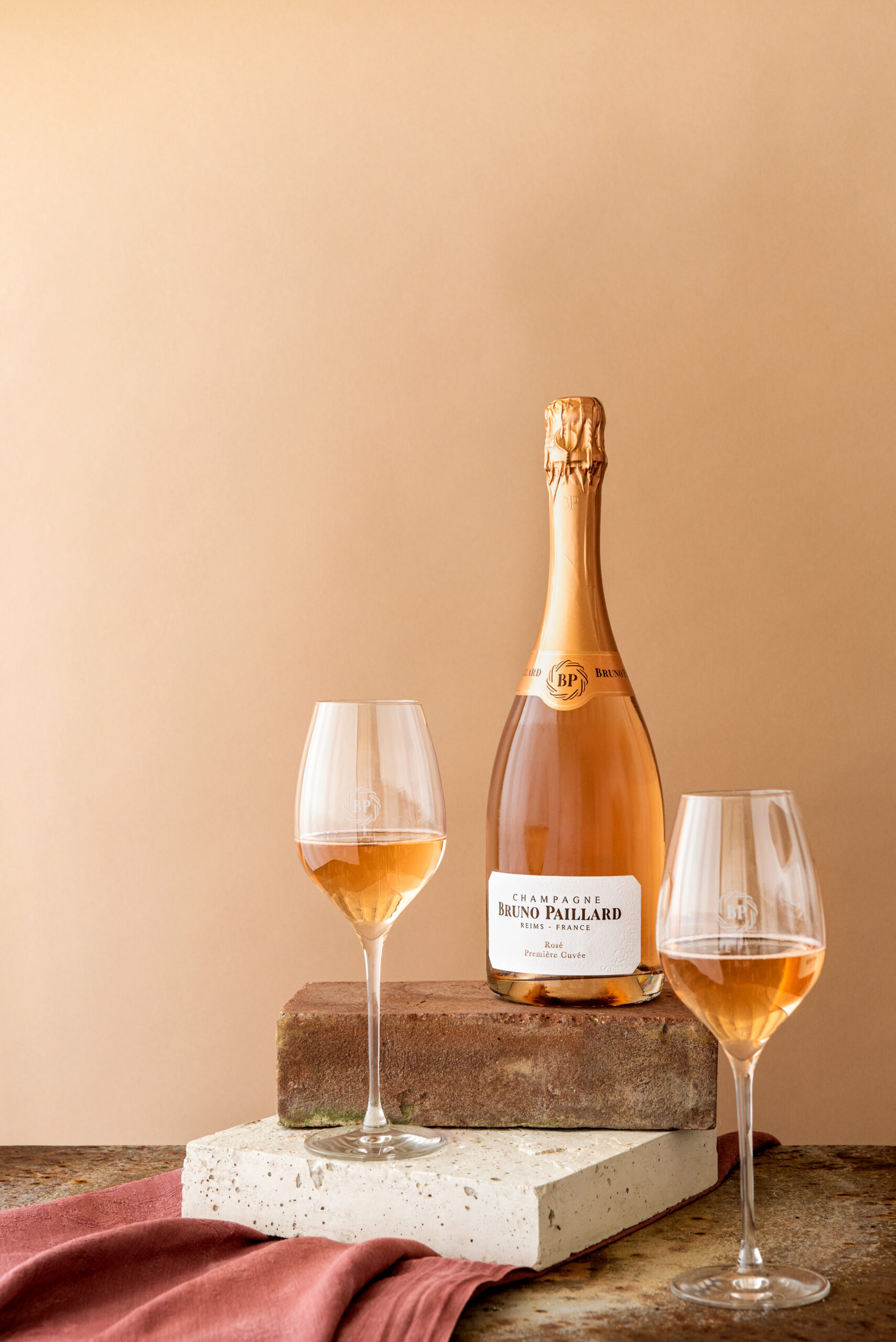 Dégustation de champagne Rosé Première Cuvée